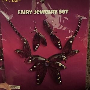 Fairy Earrings Set - Deep Purple